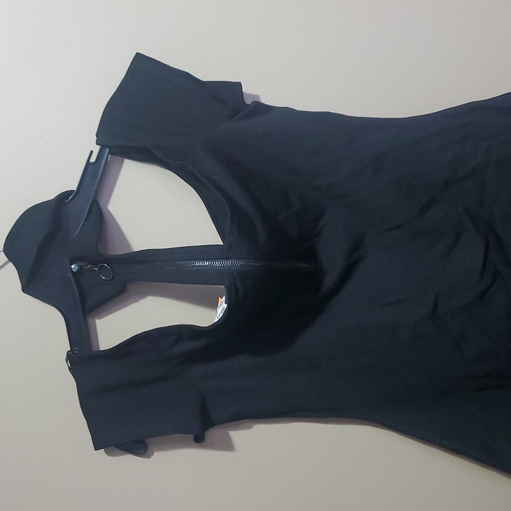 Guess Elegant Black Dress Size Medium - Picture 5 of 8
